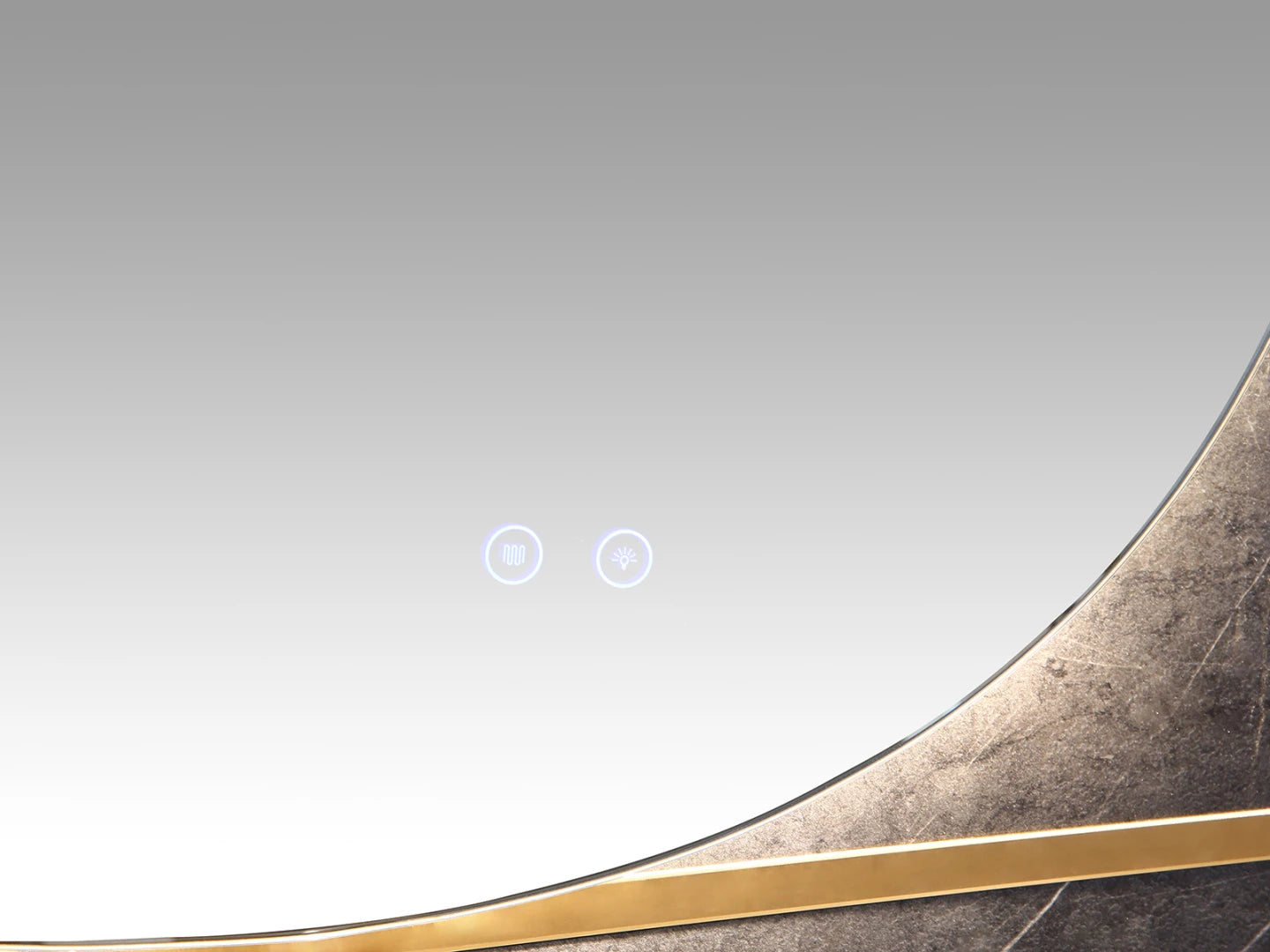 Miroir de salle de bain LED - Horizontal ou vertical - Darla 120x60cm