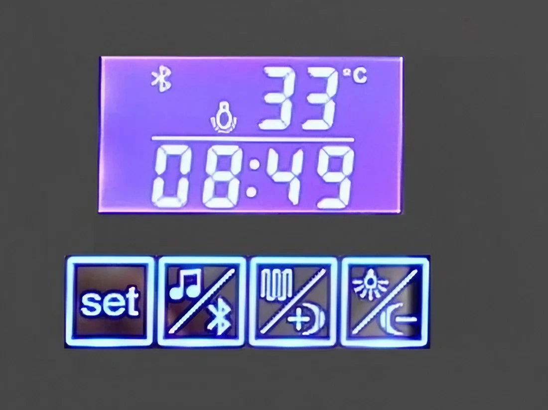 Miroir de salle de bain LED - Bluetooth - Marbella 80x80cm
