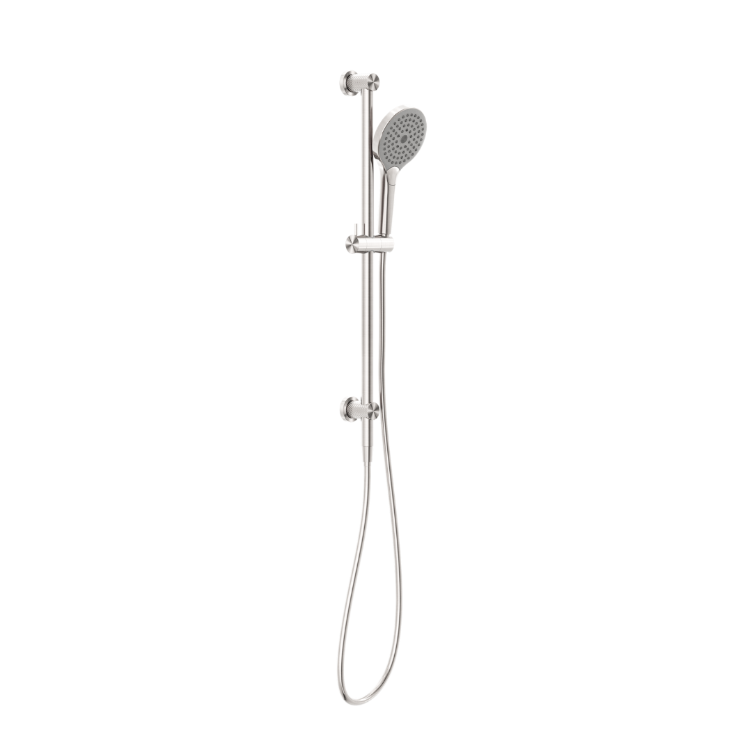 Douche à main avec barre coulissante - Valencia – Douche à air II - Nickel brossé