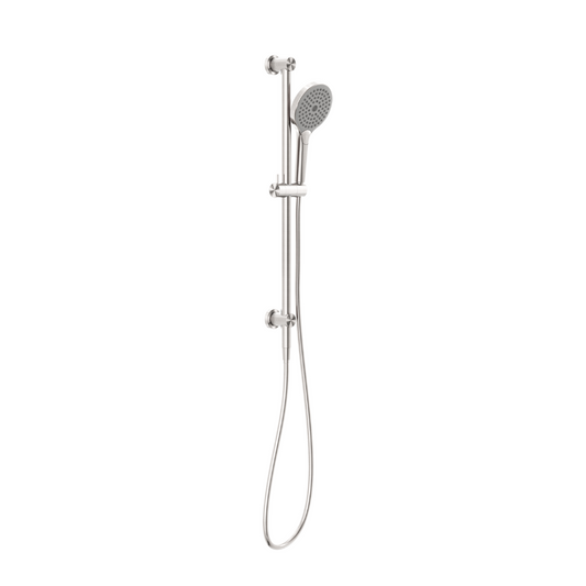 Douche à main avec barre coulissante - Valencia – Douche à air II - Nickel brossé