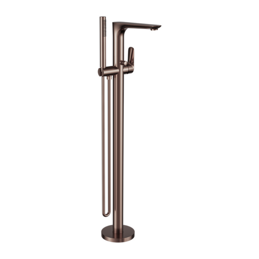 Robinet de baignoire indépendant Portofino - Douche à main - Bronze brossé