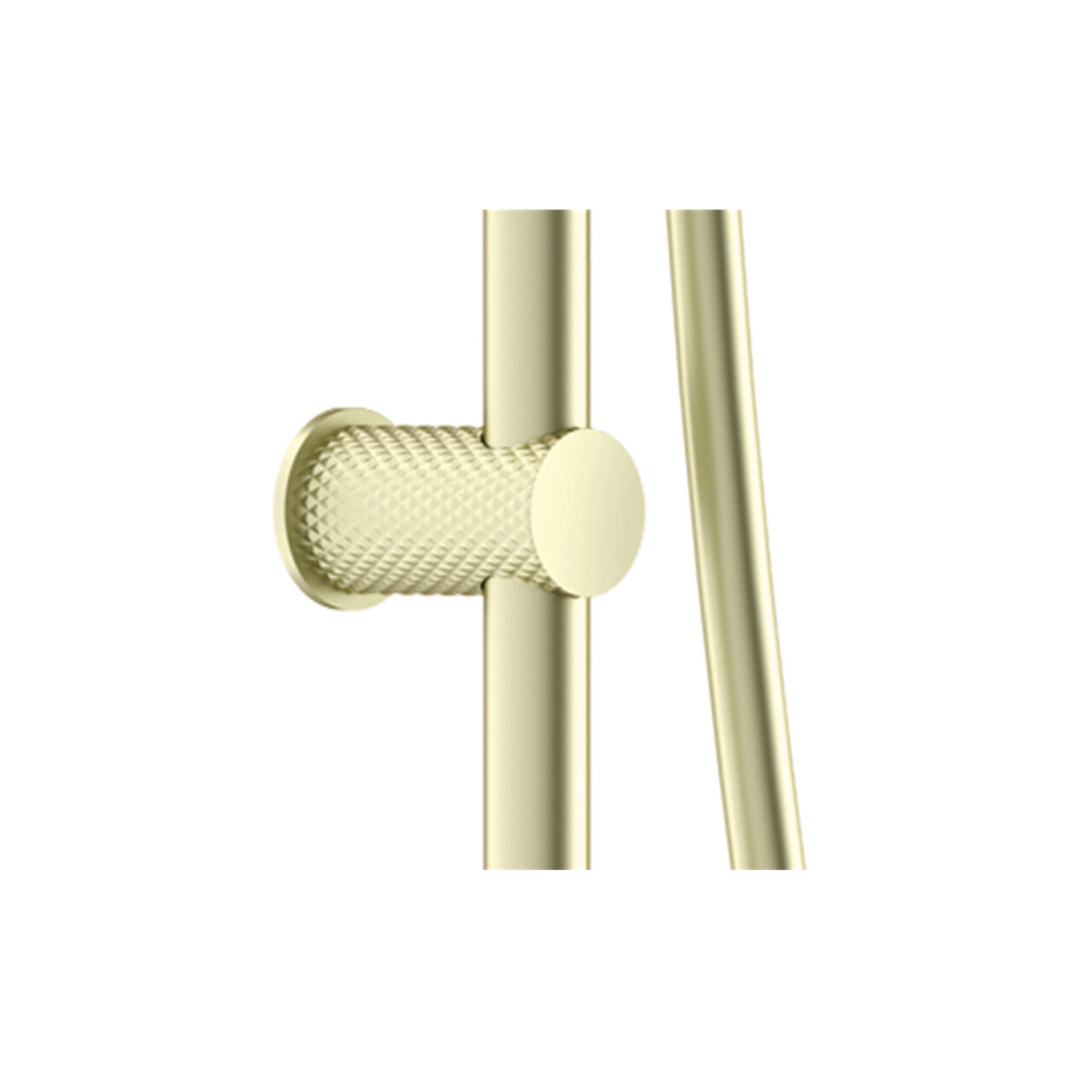 Douche à main avec barre coulissante - Valencia – Douche aérienne - Or brossé