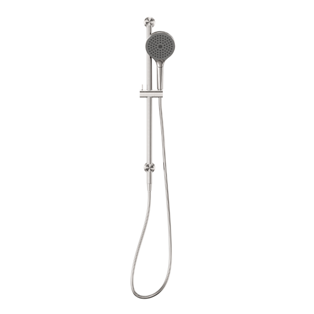 Douche à main avec barre coulissante - Valencia – Douche à air II - Nickel brossé