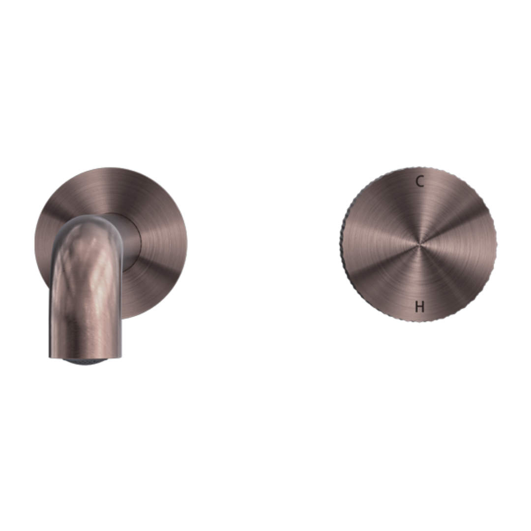 Robinet de lavabo encastré Valencia – Progressif - Bronze brossé