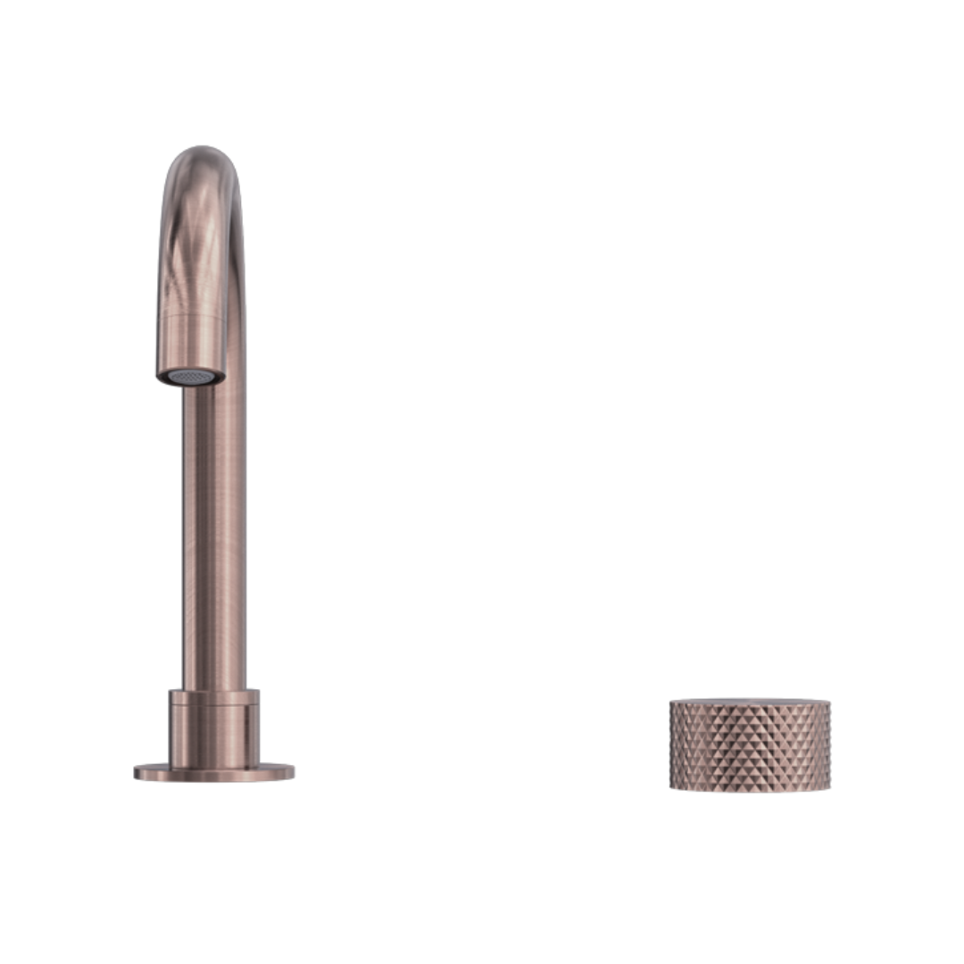 Robinet de lavabo encastré Valencia – 2 trous - Bronze brossé
