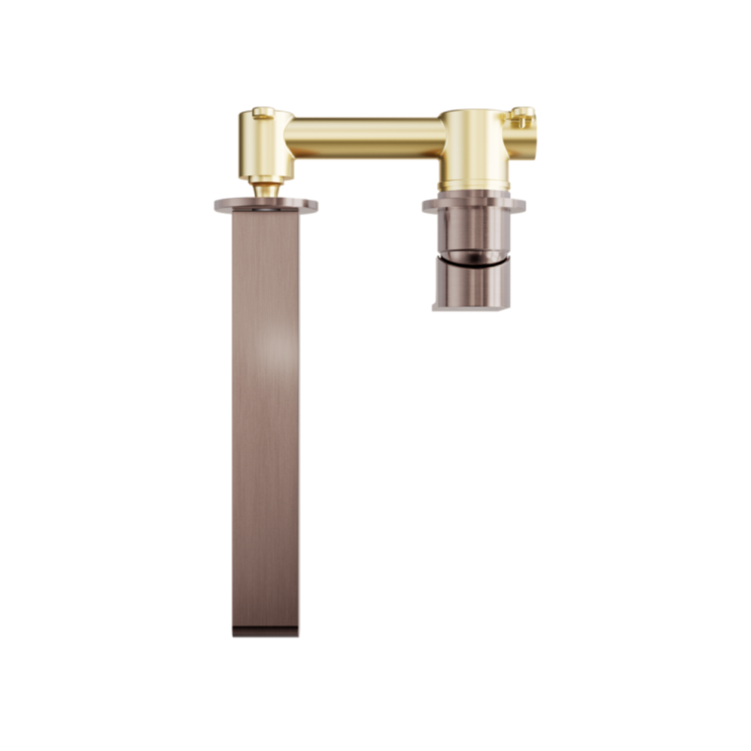 Robinet de lavabo encastré Portofino – Sans plaque arrière - Bronze brossé