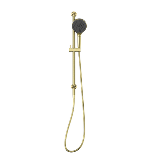 Douche à main avec barre coulissante - Valencia – Douche à air II - Or brossé