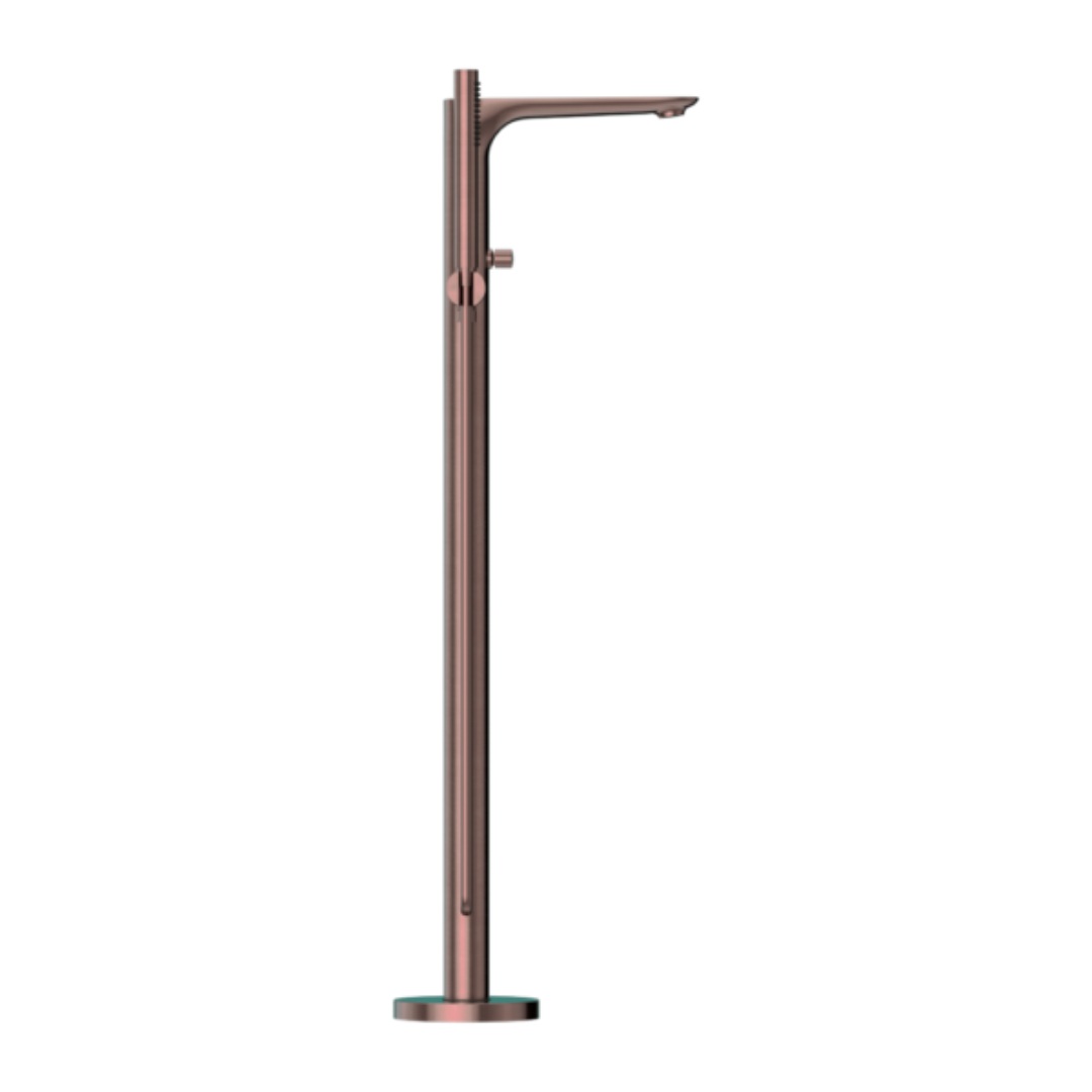 Robinet de baignoire indépendant Portofino - Douche à main - Bronze brossé