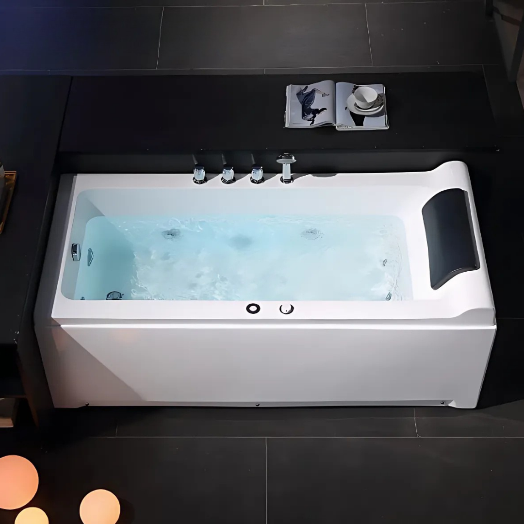 Opbouw Massagebad – Vienne – Brillant Blanc – 170x78x64 cm