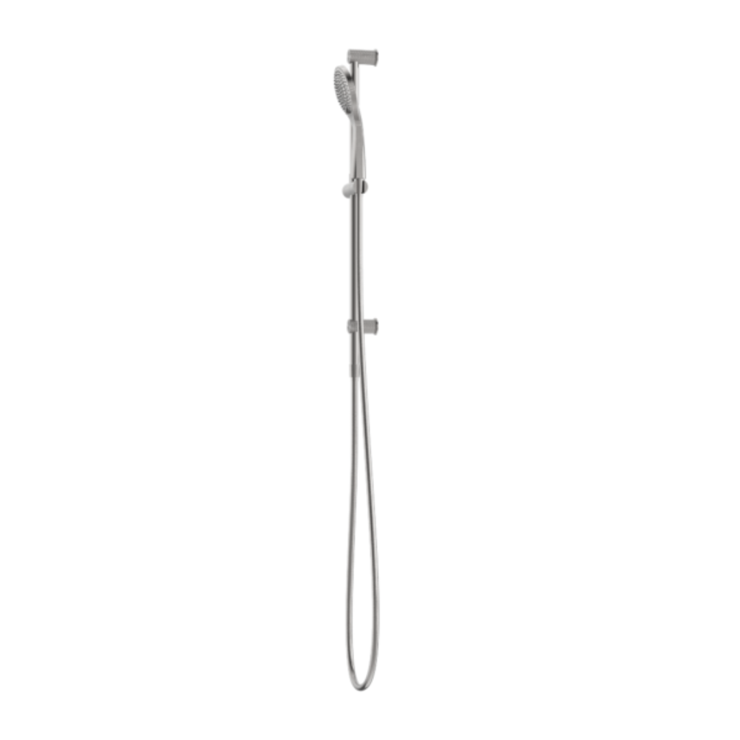 Douche à main avec barre coulissante - Valencia – Douche à air - Nickel brossé