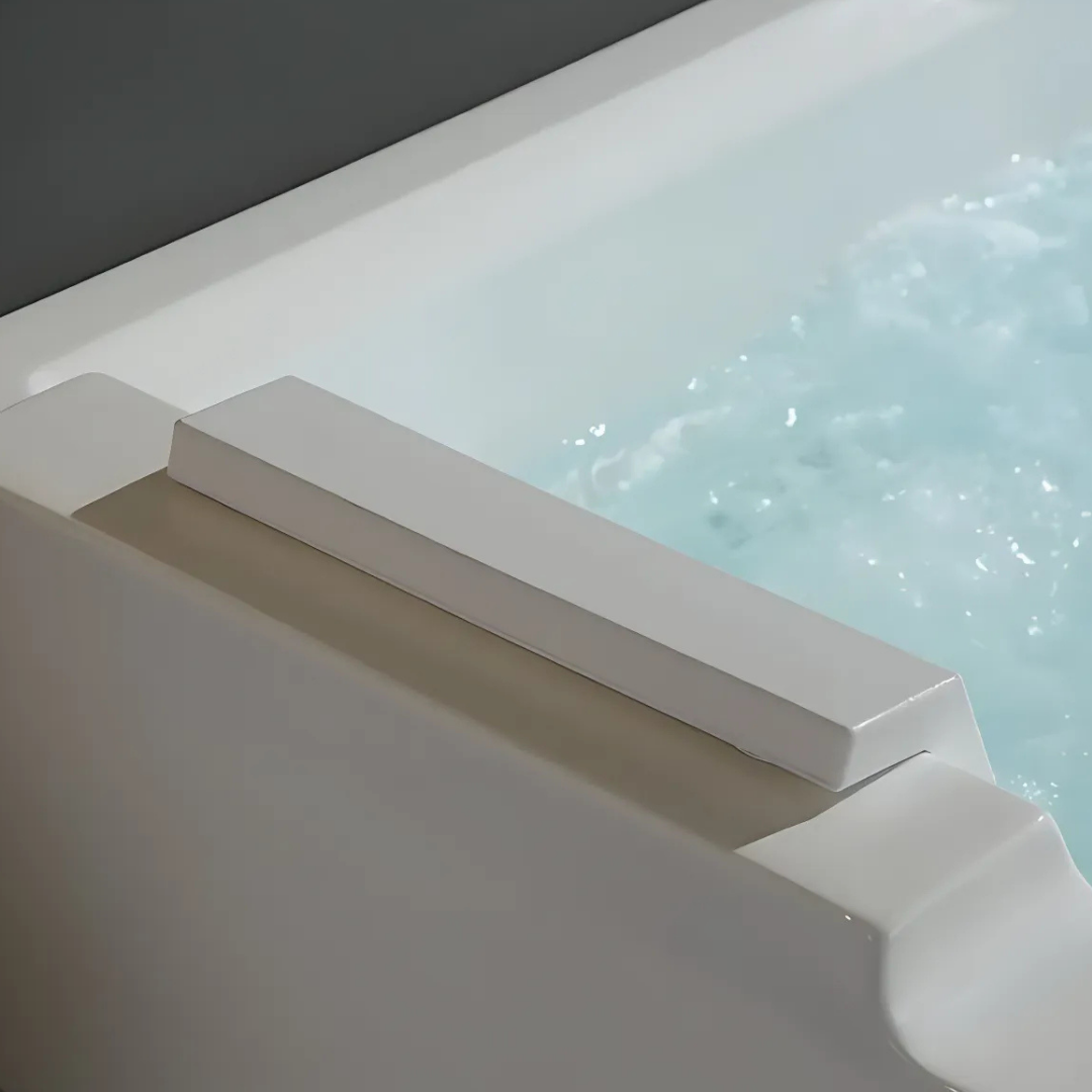 Baignoire de massage indépendante – Monaco Luxe – Blanc brillant – 160x75x63 cm