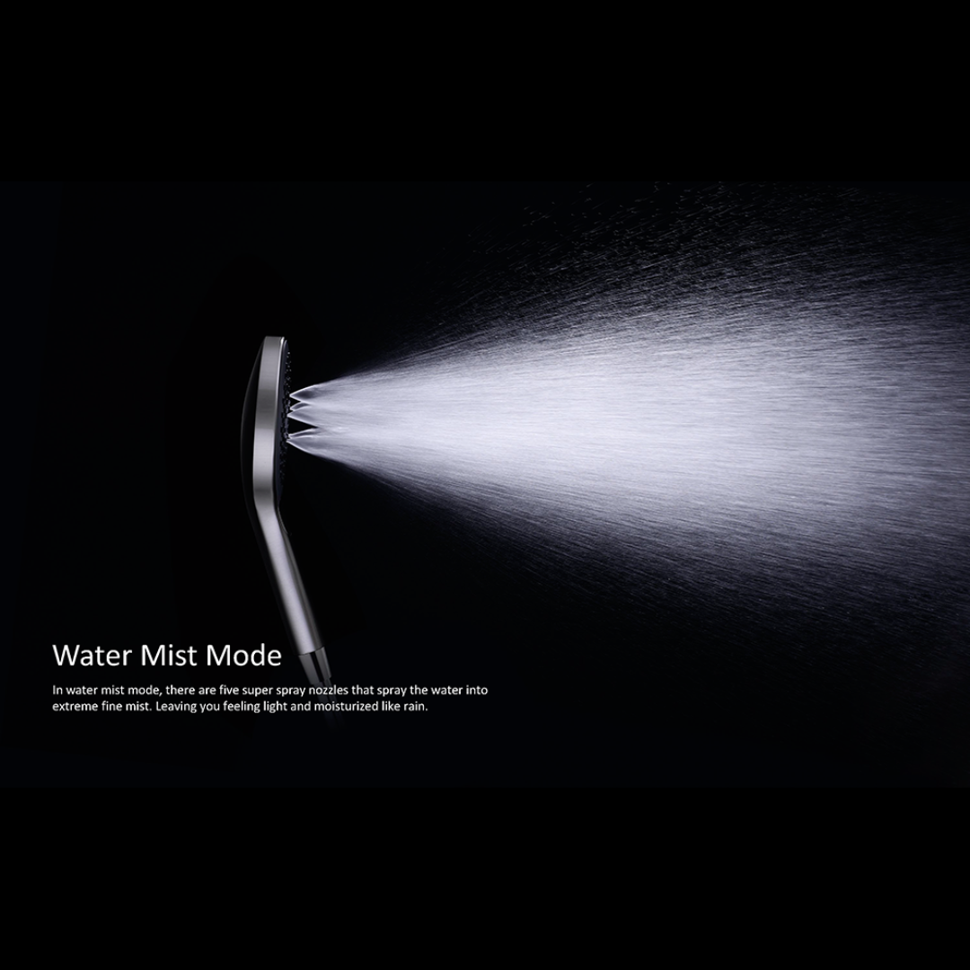Douche à main avec barre coulissante - Valencia – Douche à air II - Nickel brossé