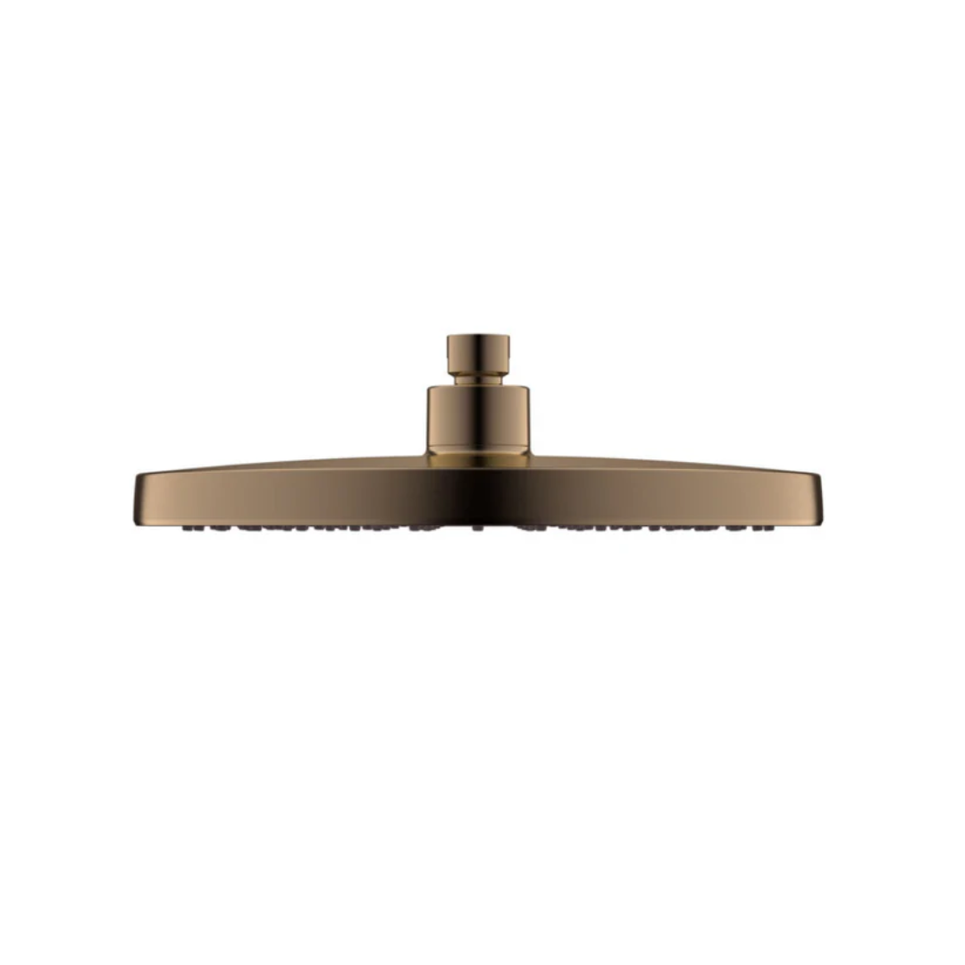 Ensemble de douche à effet pluie encastré thermostatique Valencia - Douche à air II - Bronze brossé