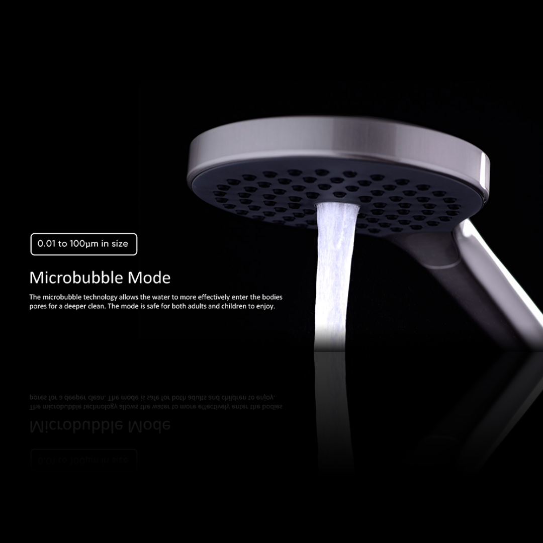 Douche à main avec barre coulissante - Valencia – Douche à air II - Nickel brossé