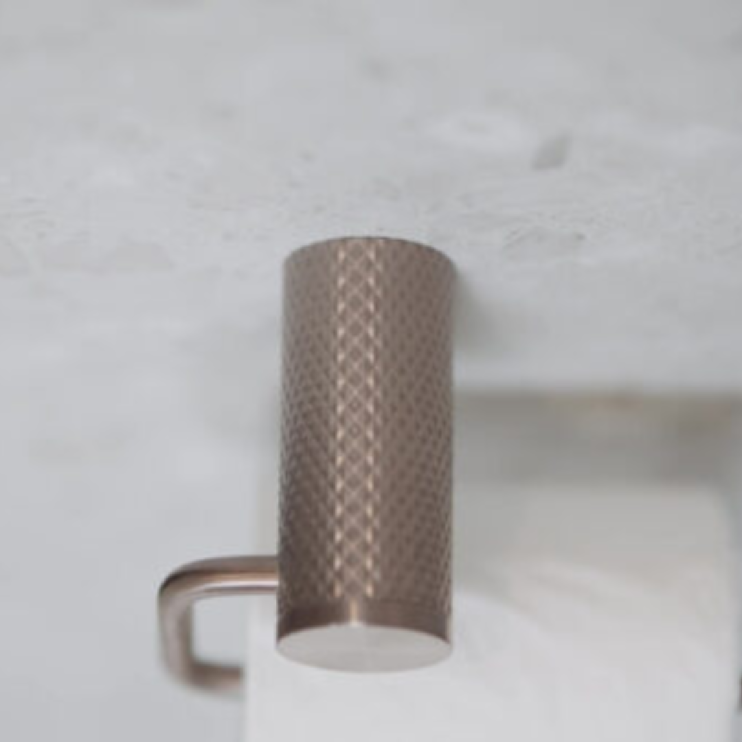 Porte-rouleau de toilette Valencia – Bronze brossé