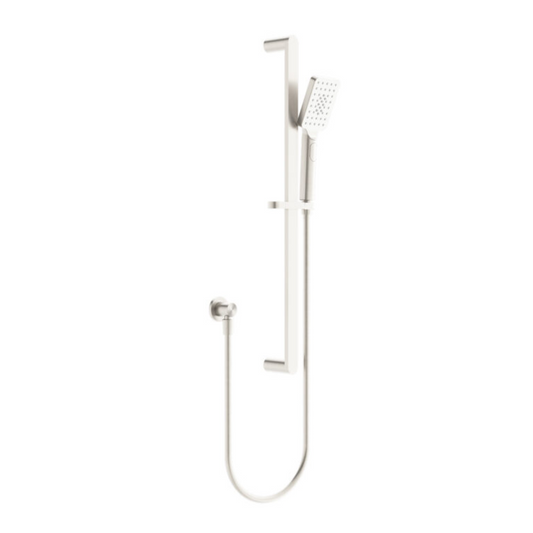 Douche à main avec barre coulissante Portofino – Nickel brossé