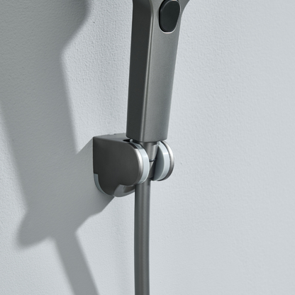 Panneau de douche thermostatique Marcelo – Affichage numérique - Gris gunmetal