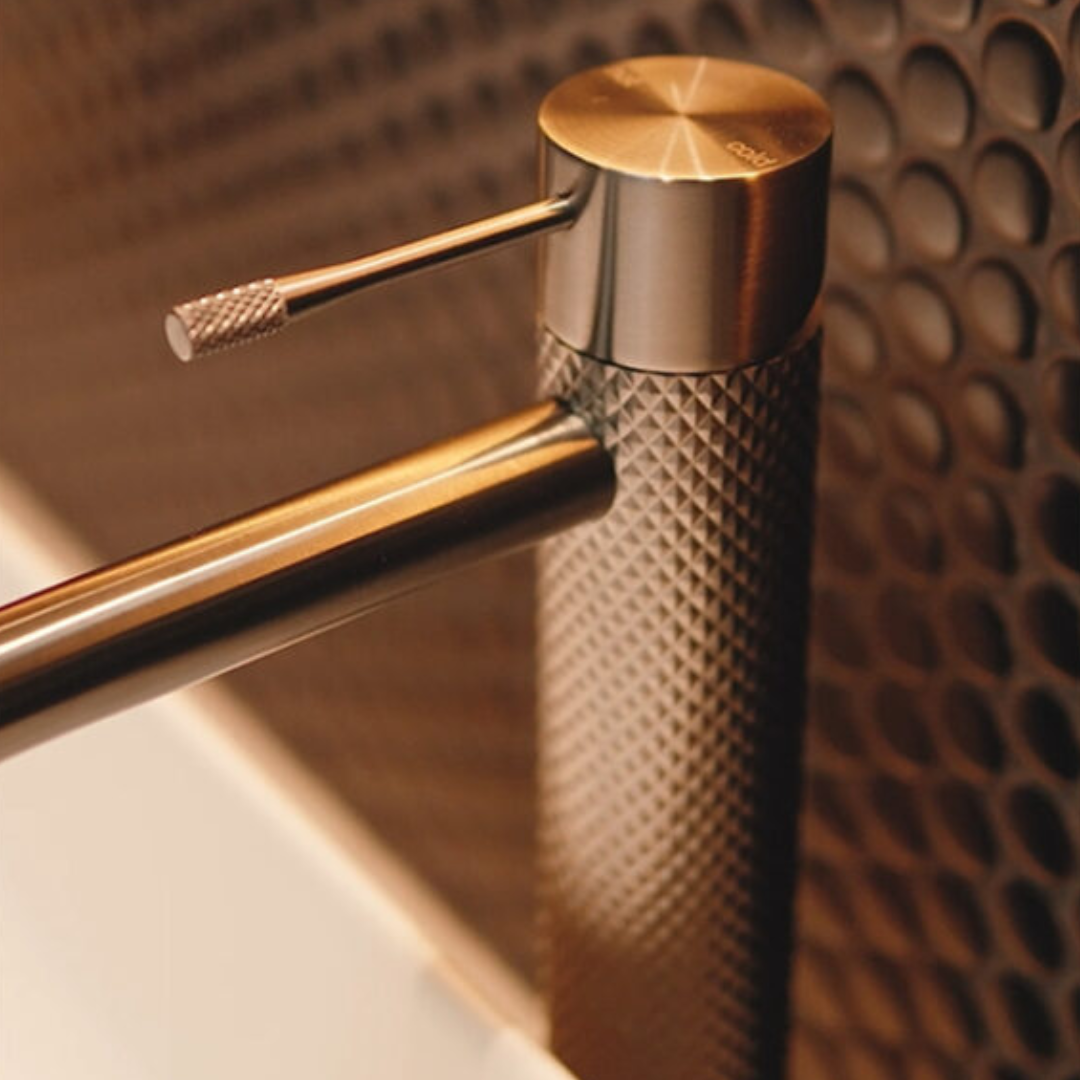 Robinet de lavabo haut Valencia - 1 trou - Bronze brossé