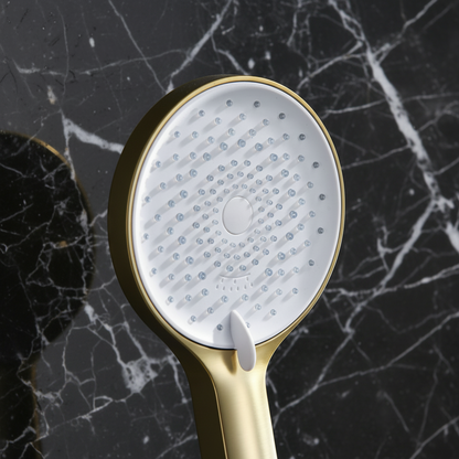 Panneau de douche thermostatique Marcelo – Affichage numérique - Or brossé