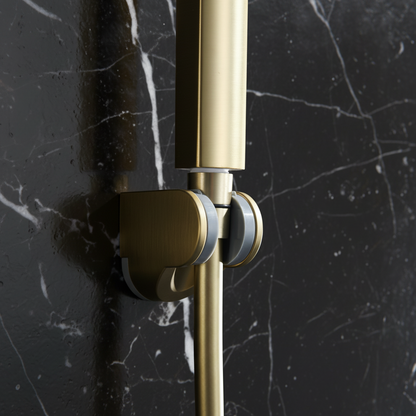 Panneau de douche thermostatique Marcelo – Affichage numérique - Or brossé