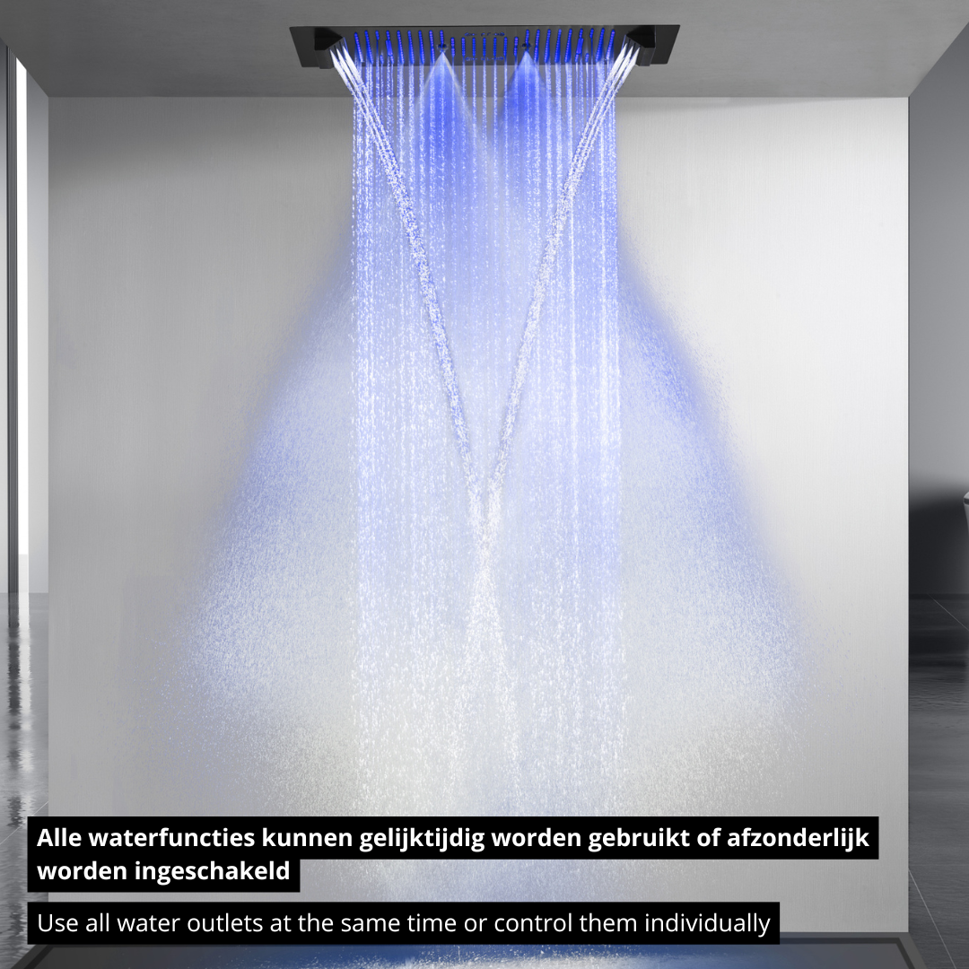 Robinet de lavabo haut Angelica - Noir mat