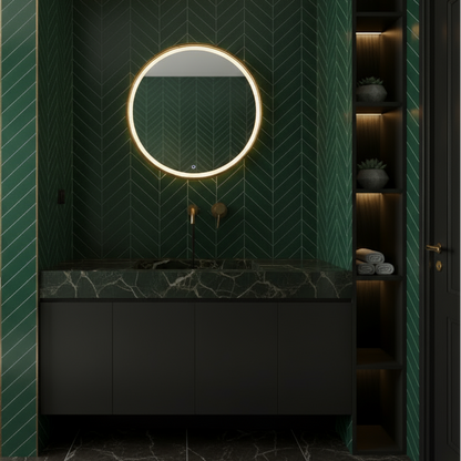 Robinet de lavabo encastré Angelica - Or brossé