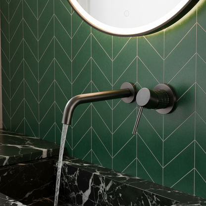 Robinet de lavabo encastré Angelica - Gris gunmetal