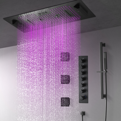 Robinet de lavabo haut Angelica - Noir mat