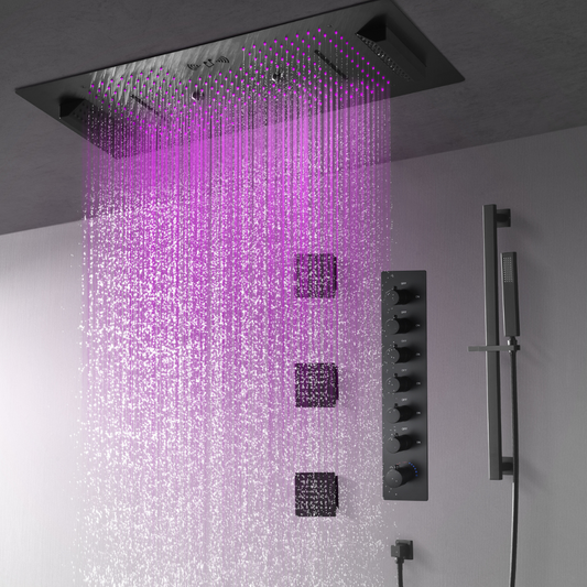 Robinet de lavabo haut Angelica - Noir mat