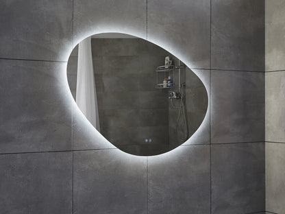 Miroir de salle de bain LED - Horizontal ou vertical - Alessia 100x80cm