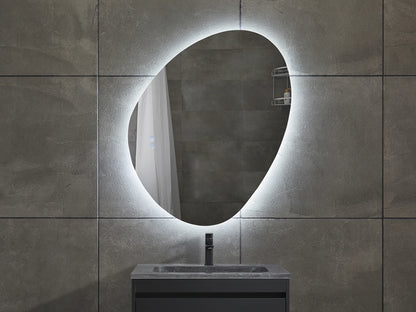 Miroir de salle de bain LED - Horizontal ou vertical - Alessia 120x90cm