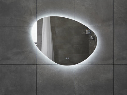 Miroir de salle de bain LED - Horizontal ou vertical - Alessia 120x90cm