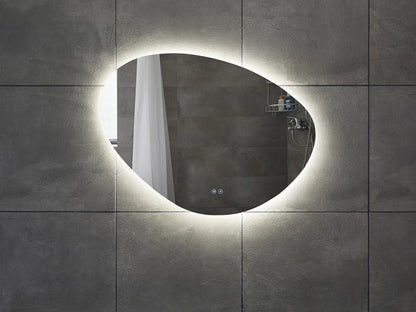 Miroir de salle de bain LED - Horizontal ou vertical - Alessia 120x90cm
