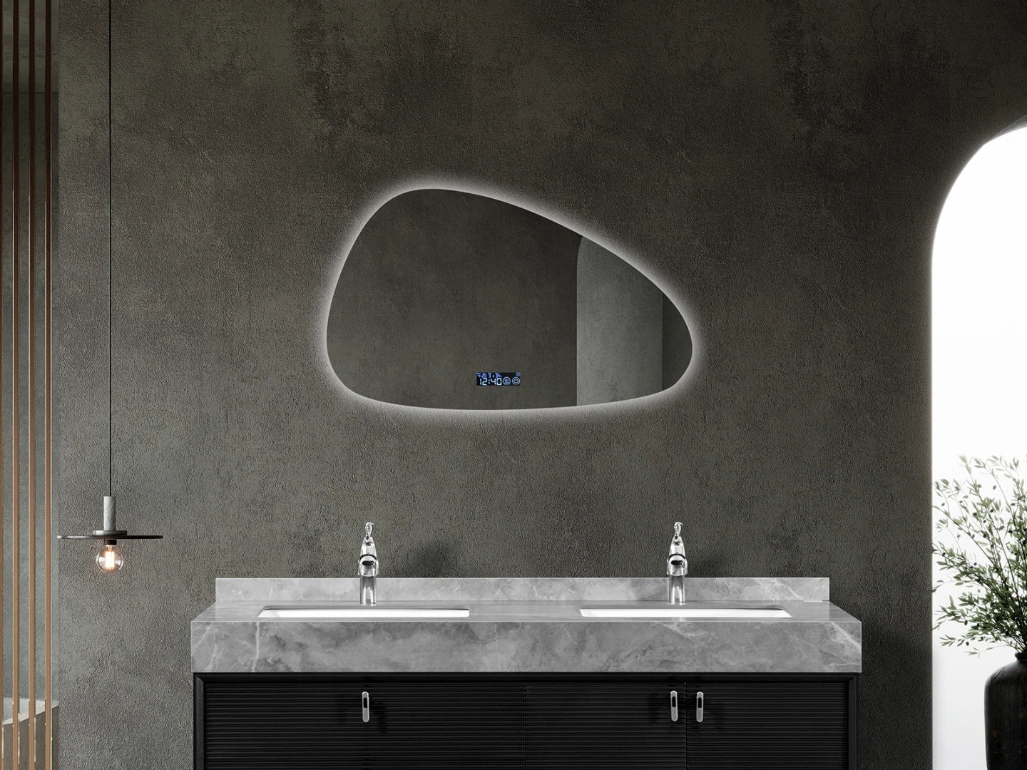 Miroir de salle de bain LED - Serena 80x50cm