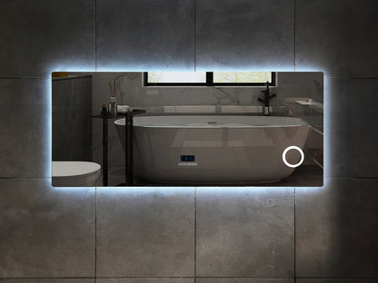 Miroir de salle de bain LED - Bluetooth - Lorenzo 140x70cm