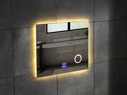 Miroir de salle de bain LED - Bluetooth - Lorenzo 80x70cm