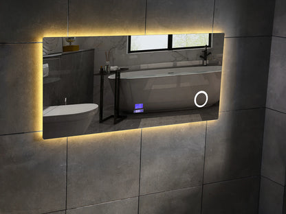 Miroir de salle de bain LED - Bluetooth - Lorenzo 120x70cm