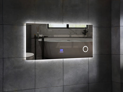 Miroir de salle de bain LED - Bluetooth - Lorenzo 120x70cm