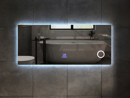 Miroir de salle de bain LED - Bluetooth - Lorenzo 140x70cm