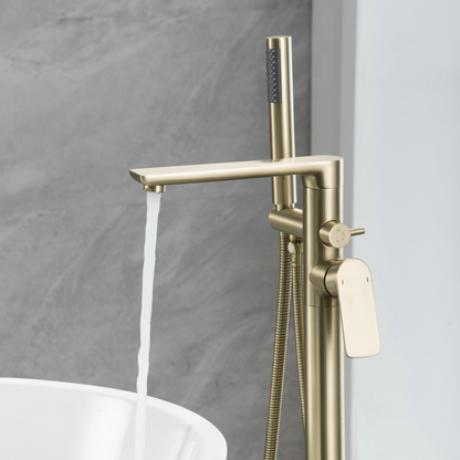 Robinet de baignoire indépendant Emilia - Or brossé