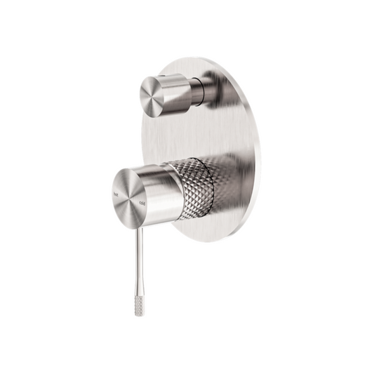 Robinet encastré avec diverteur – Valencia – Nickel brossé