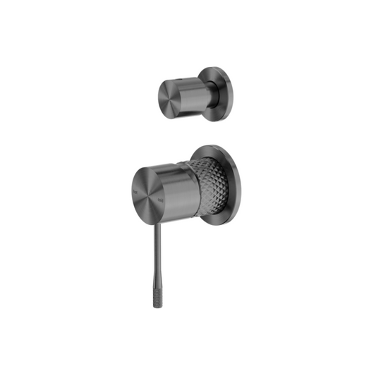 Robinet encastré avec diverteur – Valence - 2 trous – Graphite