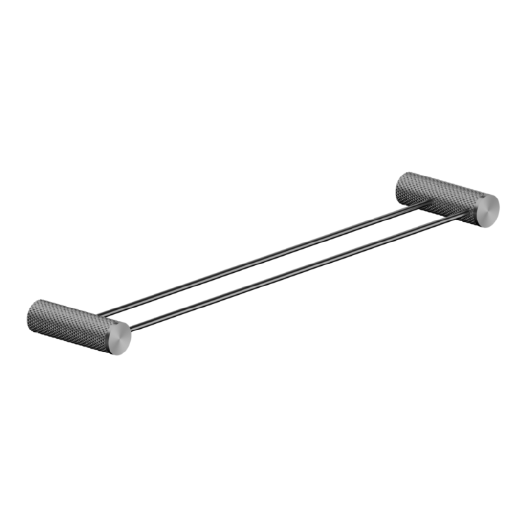 Porte-serviettes double Valencia - Graphite