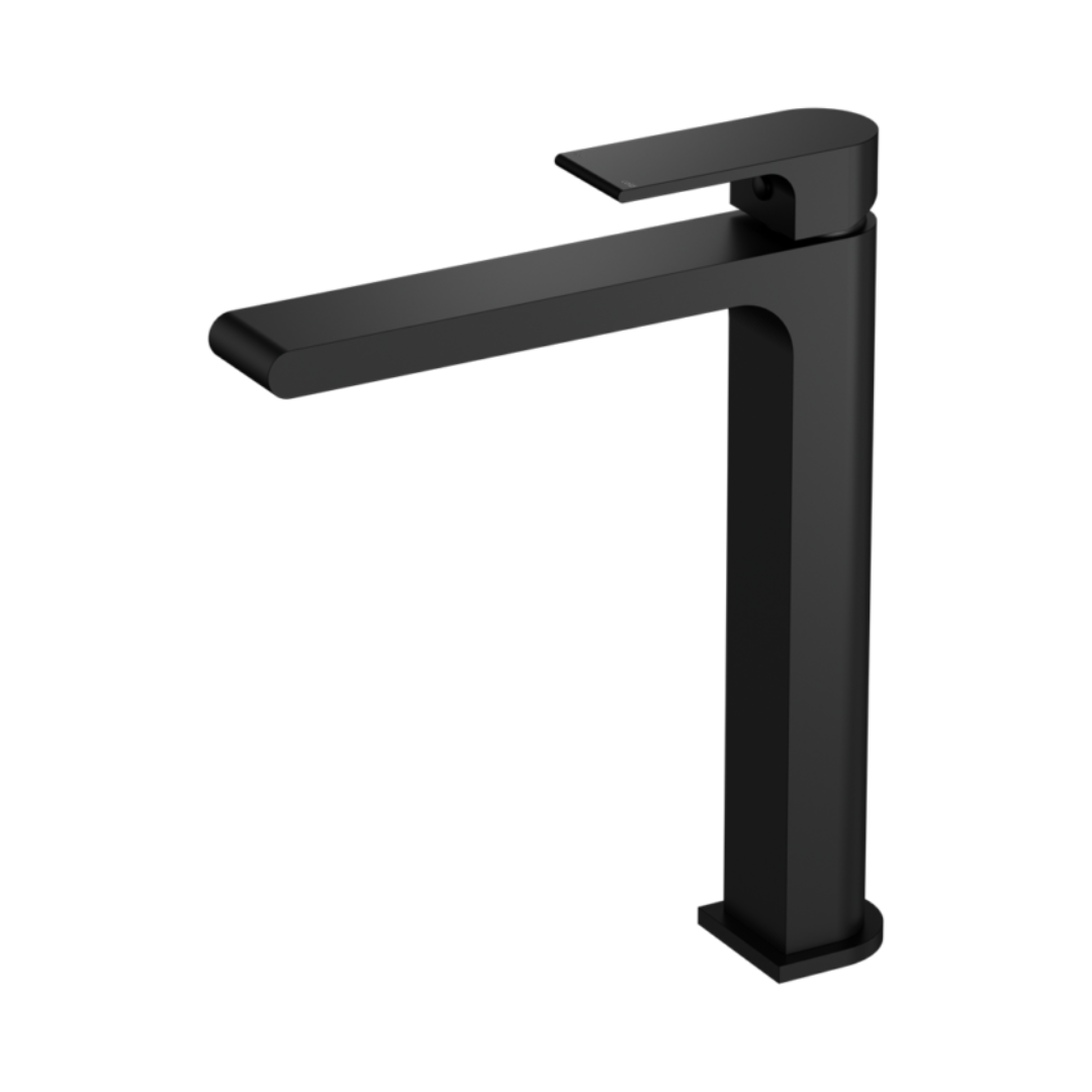 Robinet de lavabo haut Portofino - 1 trou - Noir mat