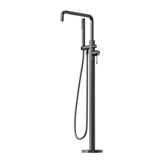 Robinet de baignoire indépendant Valencia - Douche à main - Graphite