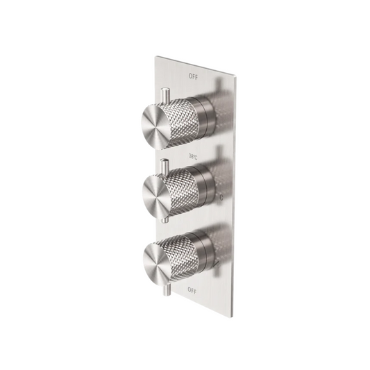Robinet thermostatique encastré – Valence – Nickel brossé