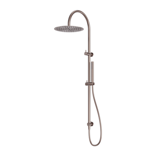 Regendoucheset Capri – Bronze brossé - Avec robinet mélangeur encastré