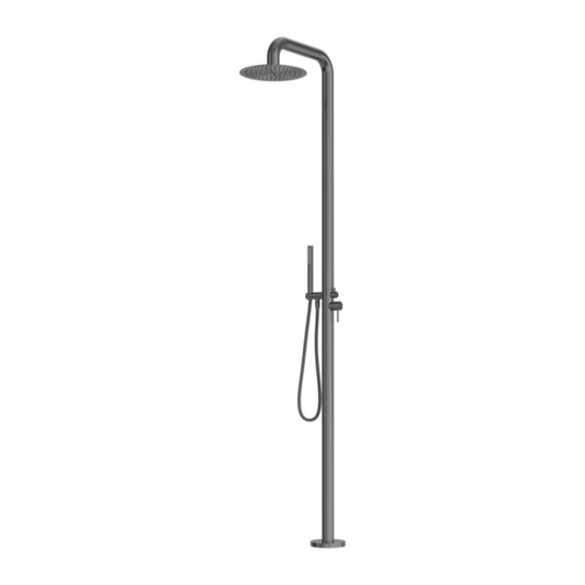 Buitendoucheset Capri – Indépendant – Douche de pluie & Douche à main - Graphite
