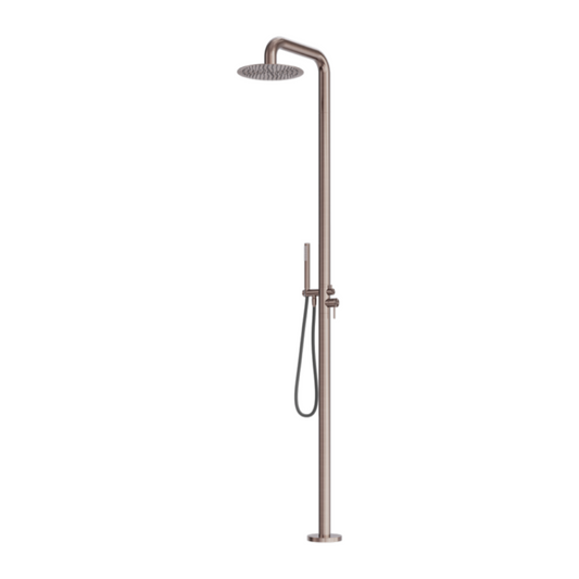 Buitendoucheset Capri – Indépendant – Douche de pluie & Douche à main - Bronze brossé