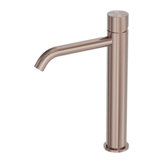 Robinet de lavabo haut Capri - Sans greepl - 1 trou - Bronze brossé